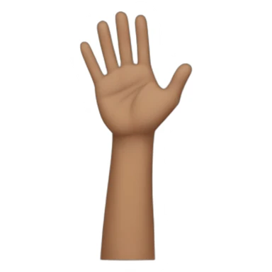 Hold your palms up sticker