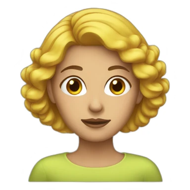 Woman-head-letucce sticker