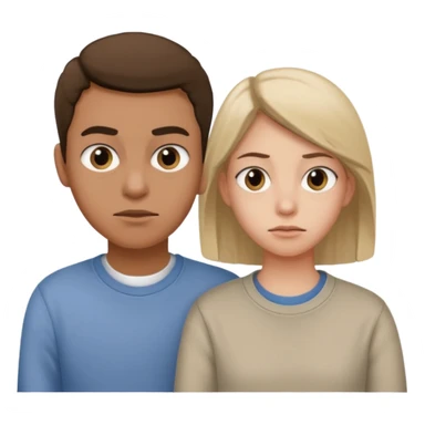 Indifference - lack of interest, concern, or sympathy - teenager rolling eyes with parent behind them sticker