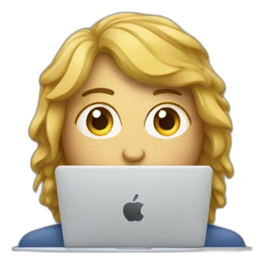 Programmers with MacBook  sticker