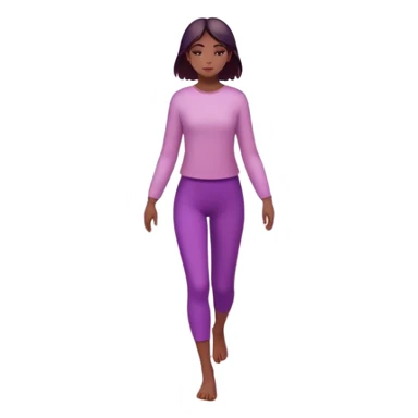 
A small figure walks across a glowing bridge, holding soft pink and purple orbs in each hand—symbolizing compassion and forgiveness. A gentle heart aura trails behind them, showing healing in motion. sticker