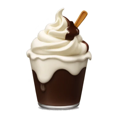 hot fudge sundae sticker