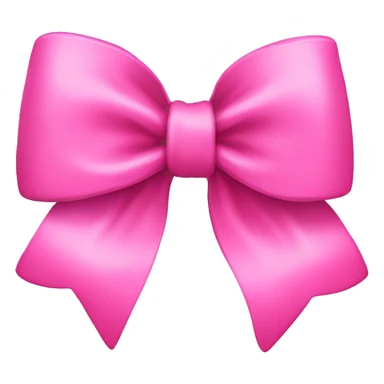 Pink bow sticker