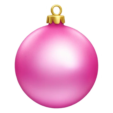 Pink bauble  sticker
