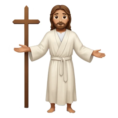 Jesus walking on water  sticker