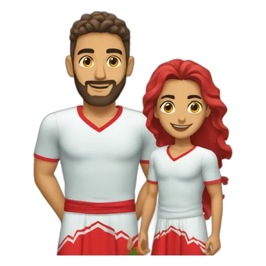 Hakimi avec ziech Maroc sticker