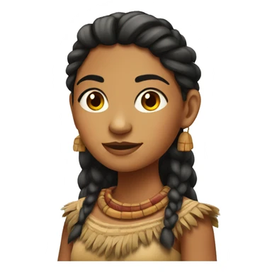 pretty 20-aged mayan girl sticker