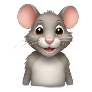 Anthropomorphic Furry mouse sticker
