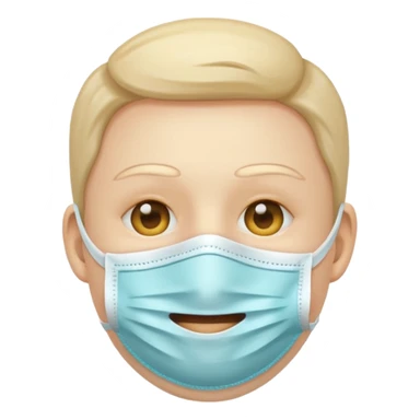 medical mask face emoji sticker