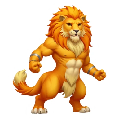 Pyroar, full body sticker