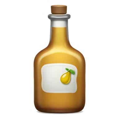 bottle of vinegar sticker