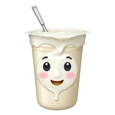 Iphone dropped in yogurt packet sticker