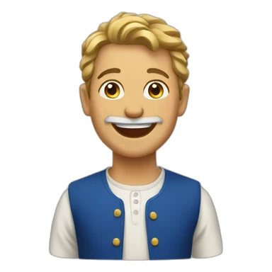 happy french sticker