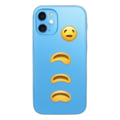 iPhone 12 blue sticker