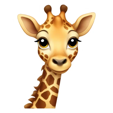 baby giraffe sticker