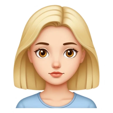 A pretty girl side eyeing  sticker