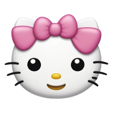 Hello kitty winking at you with one eye sticker