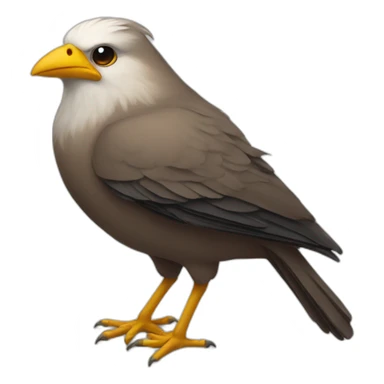 large breasted bird sticker