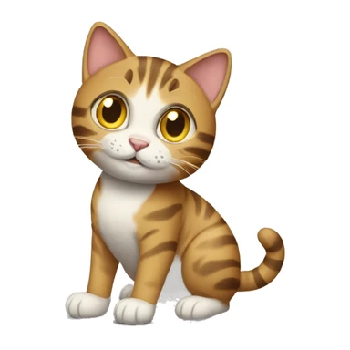 Tabby Cat Full Body sticker