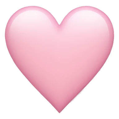 Light pink heart sticker