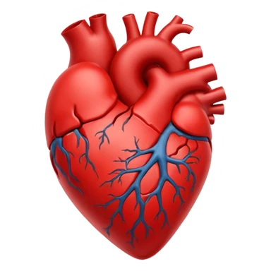 red beating heart sticker