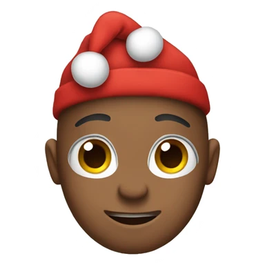 Cute Christmas emoji  sticker
