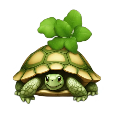 Tortue au toilette sticker