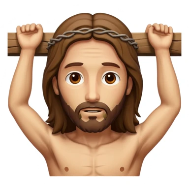 emoji di Gesù crocifisso 
 sticker