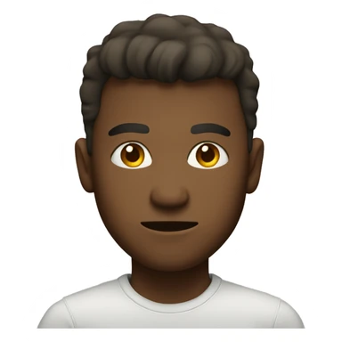 a determined face sticker