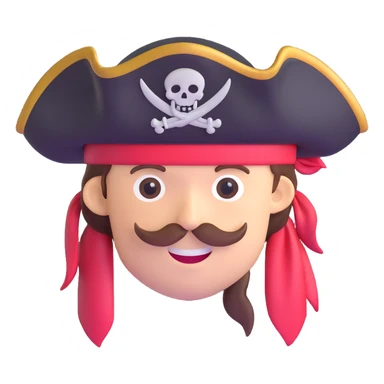 pirate hat sticker