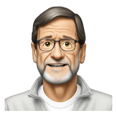 mariano rajoy dj trap hiphop sticker