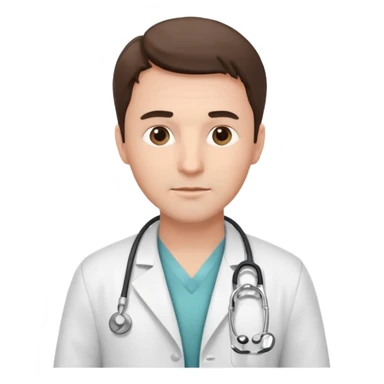Male doctor  sticker