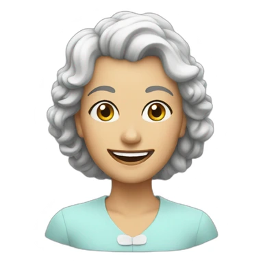 Lynda happy sticker