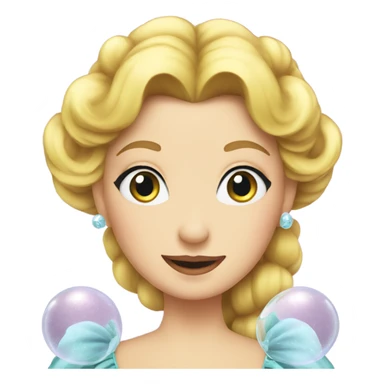 glinda in bubble sticker