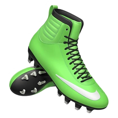 Light green Football boots sticker