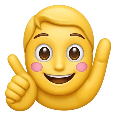 hello hand waving emoji sticker