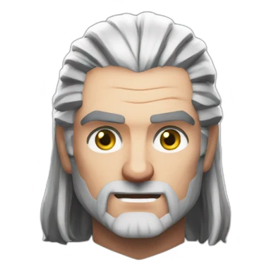 geralt witcher 3 sticker