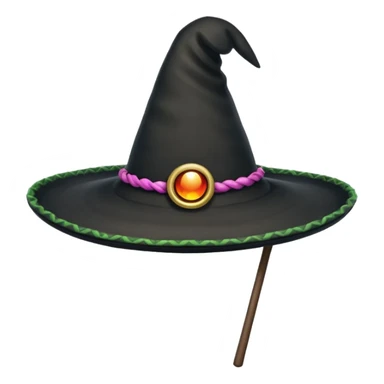 Gorro brujo sticker