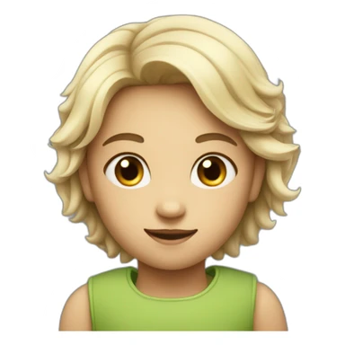 The child of an android and an apple phone sticker