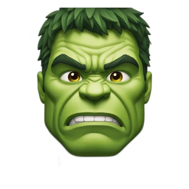hulk medium shot sticker