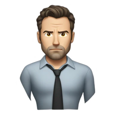 Ben Affleck serious sticker
