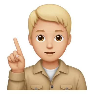 person hold up middle finger sticker