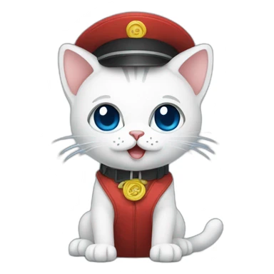 Cat Deploying Kubernetes sticker