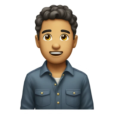 niño guapo mewing sticker