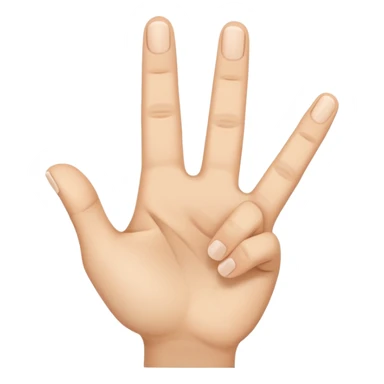 🤌 hand sign and number 2 merged together sticker