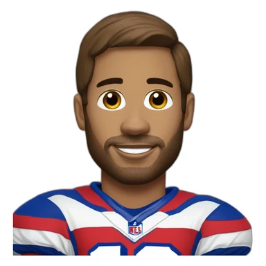 buffalo bills quarterback with striped socks sticker