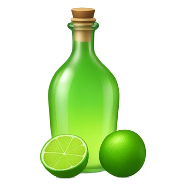 Lime green bottle potion sticker