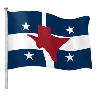 The State of Texas Flag sticker