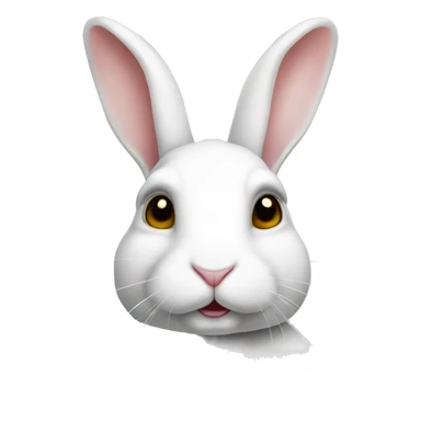 white rabbite, luxury style, gold border sticker