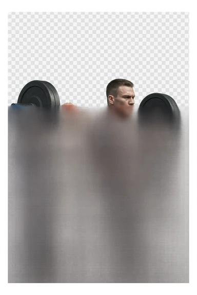 bodybuilder fa squat con bilanciere  sticker